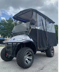 4-Passenger Golf Cart Rain Enclosure — Black | Fits ICON I40, I40L & Advanced EV Elite